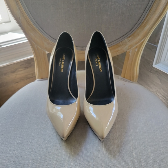 SAINT LAURENT classic heels in nude - Picture 2 of 14
